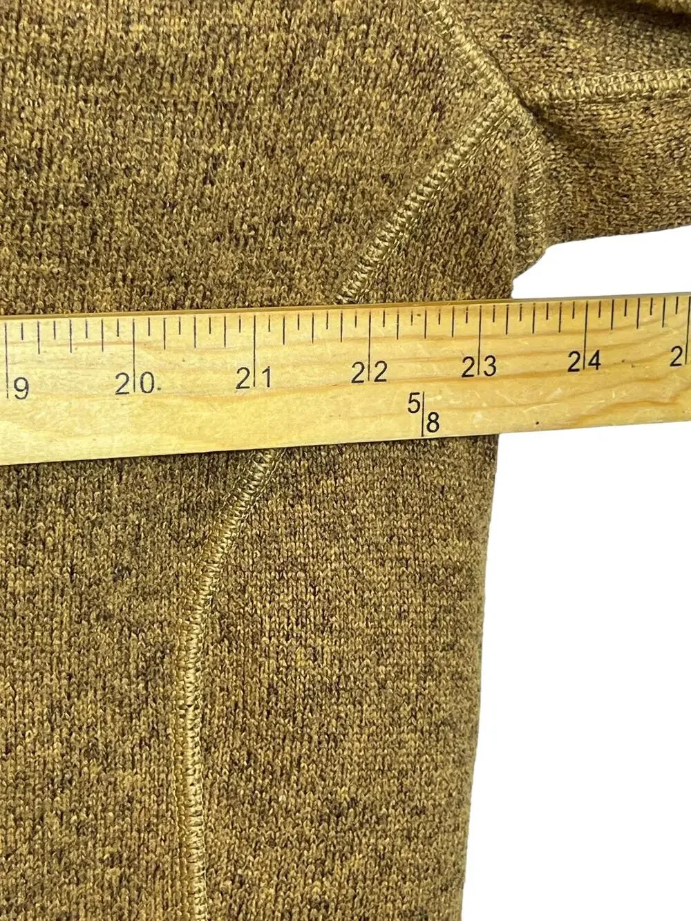 North Face Pullover Mens XL Brown Half Zip Sweater Outdoors Hiking Fleece Jacket